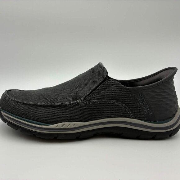 Skechers Relaxed Fit Slip-Ins Casual Shoes – Black – Men’s Size 10 main image 4